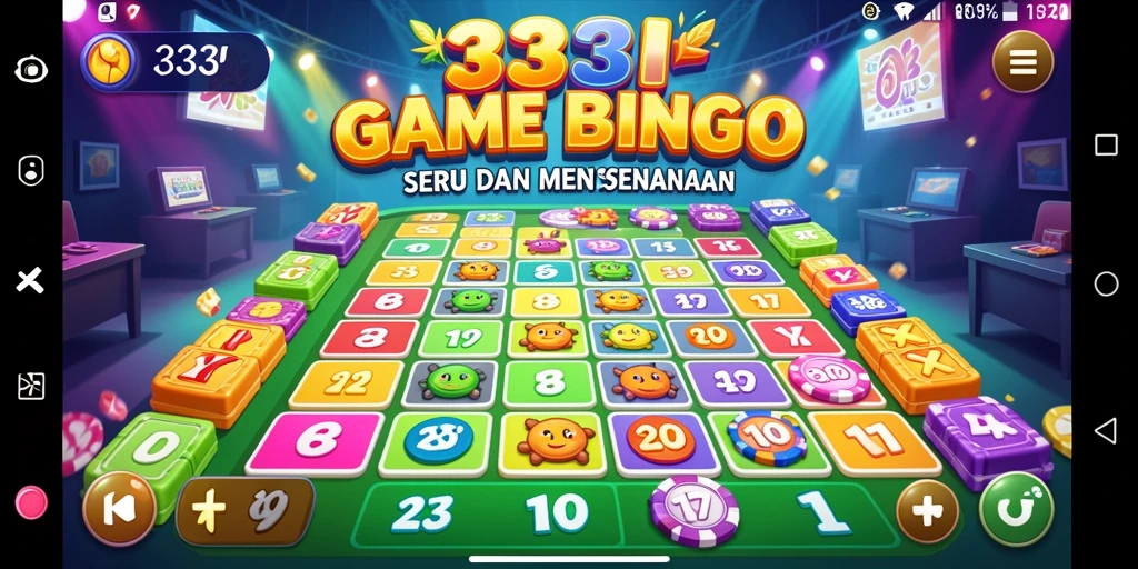 Tampilan gameplay seru dari 333I dengan fitur Bingo yang menarik.
