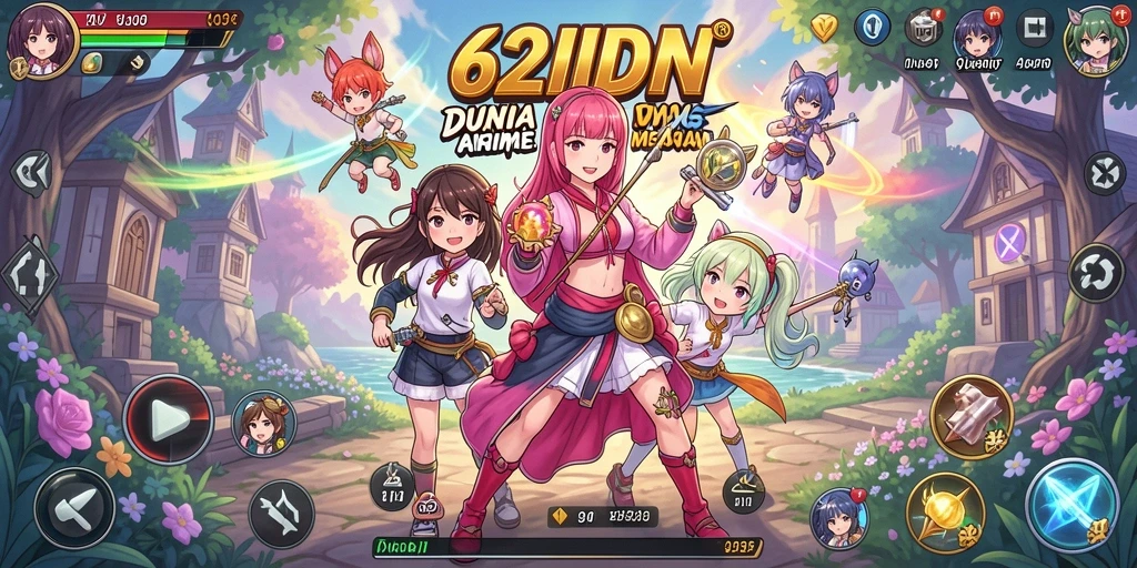 Tangkapan layar utama gameplay seru dari 62IDN.