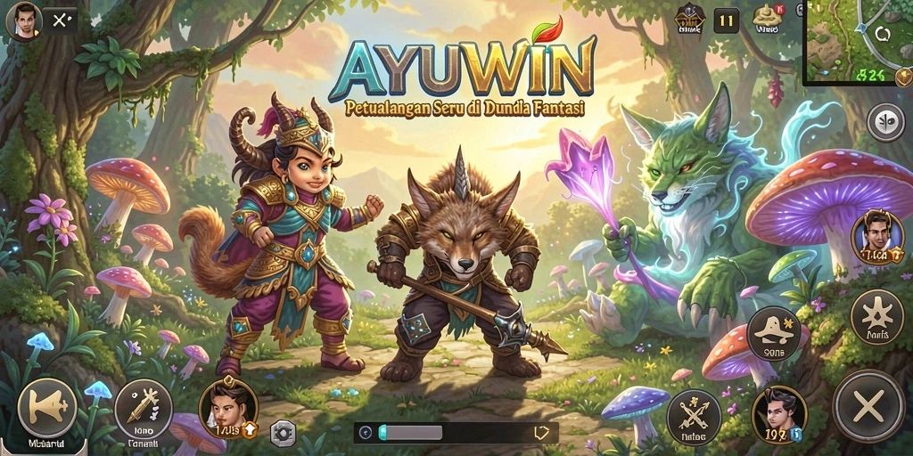 Gameplay petualangan AYUWIN yang seru dan menantang.