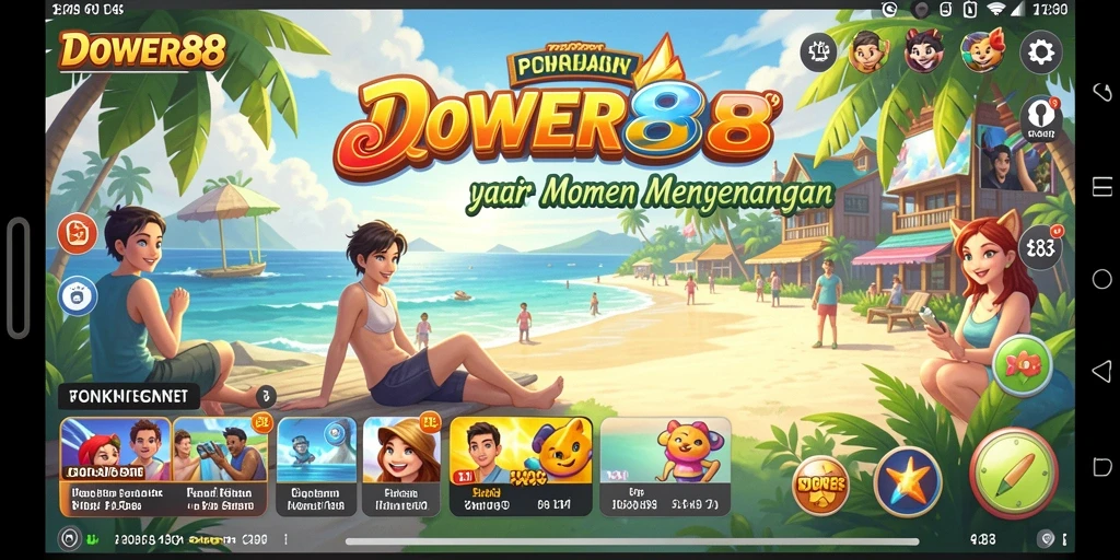 Tampilan menarik dalam DOWER88 menampakkan gameplay yang menyenangkan.