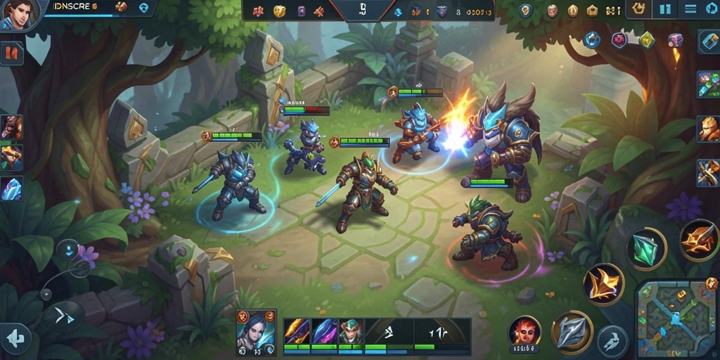 Tampilan gameplay menarik dari IDNSCORE yang memukau.