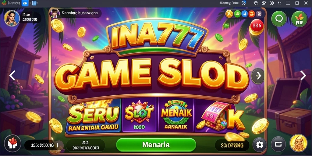 Tampilan gameplay yang mengasyikkan dan penuh warna di INA777.