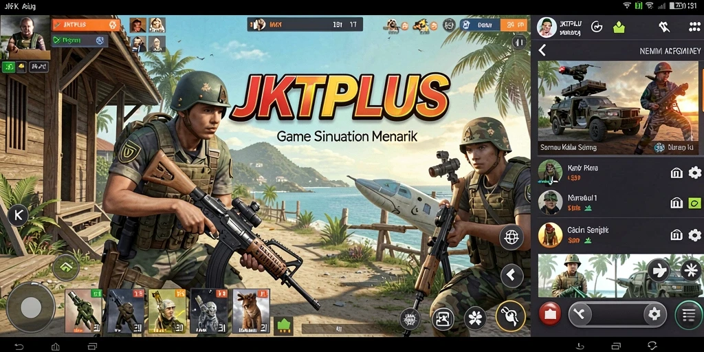 Tampilan gameplay JKTPLUS yang menarik dan interaktif.