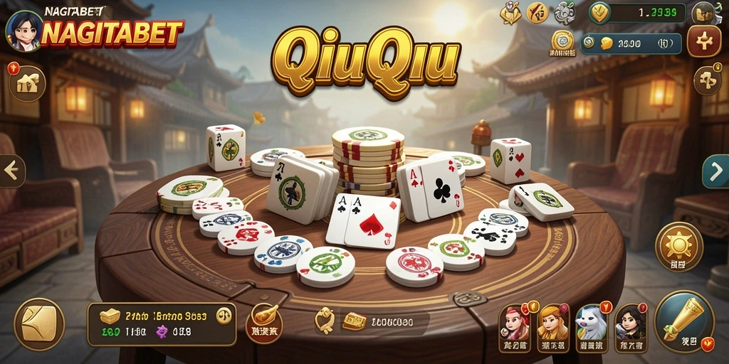 Tampilan gameplay QiuQiu yang menarik di NAGITABET.