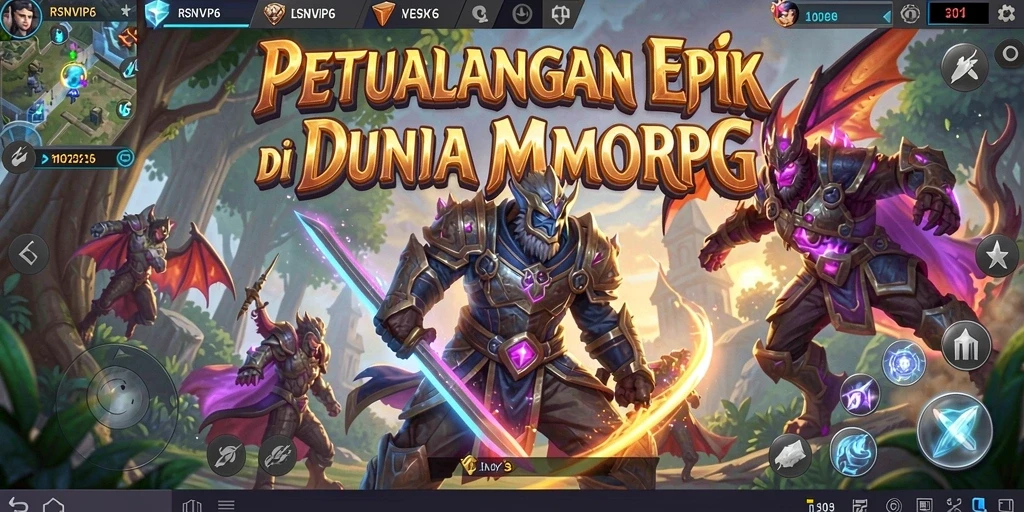 Gameplay RSNVIP6 yang penuh aksi dan petualangan seru.