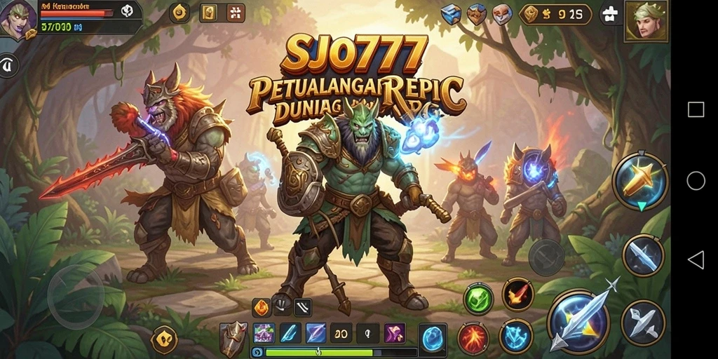 Tampilan gameplay SJO777 yang menegangkan dan penuh aksi.
