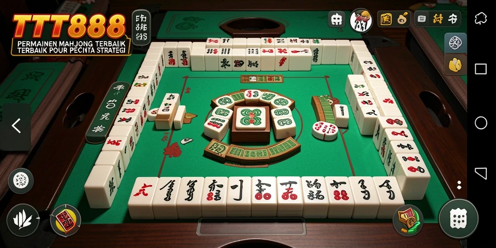 Gameplay seru dan menarik dalam aplikasi TTT888 Mahjong.